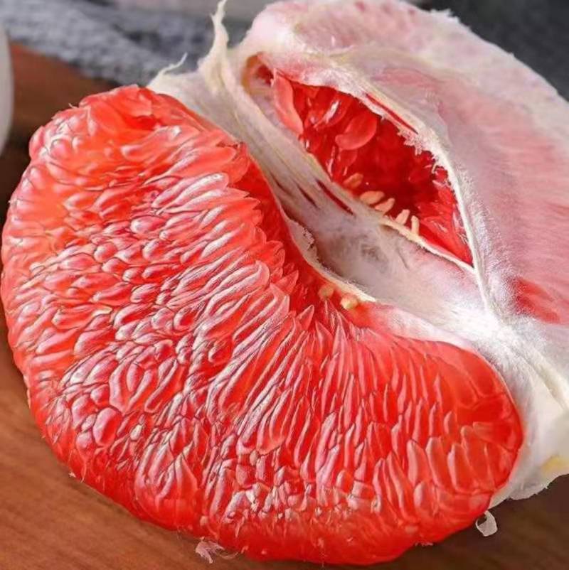 【柚子】湖北红心柚产地直发个大皮薄肉红对接市场电商
