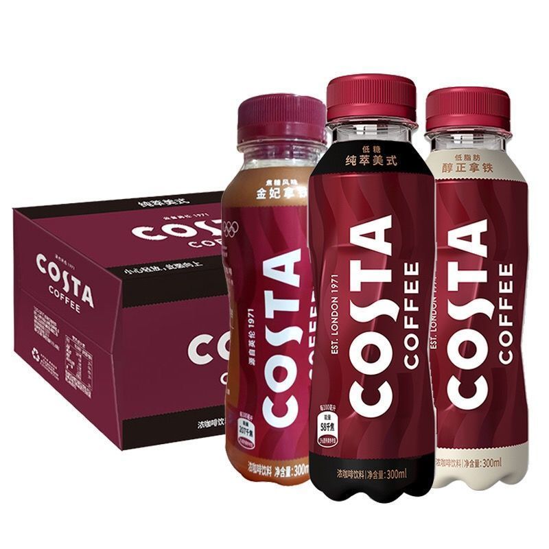 61新日期可口可乐COSTA咖啡纯正拿铁醇萃300ml