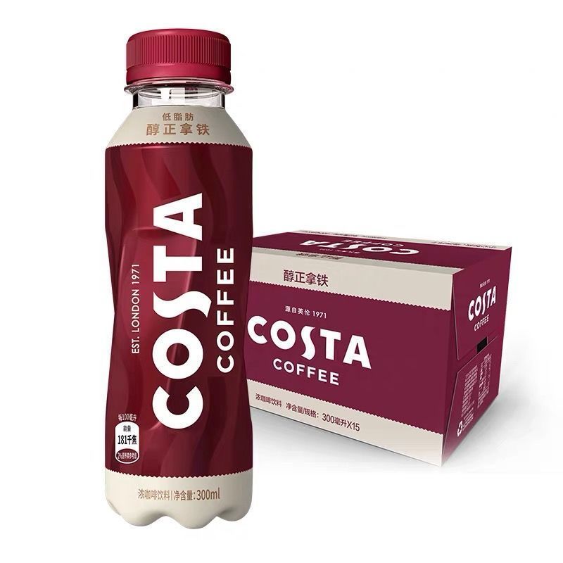 61新日期可口可乐COSTA咖啡纯正拿铁醇萃300ml