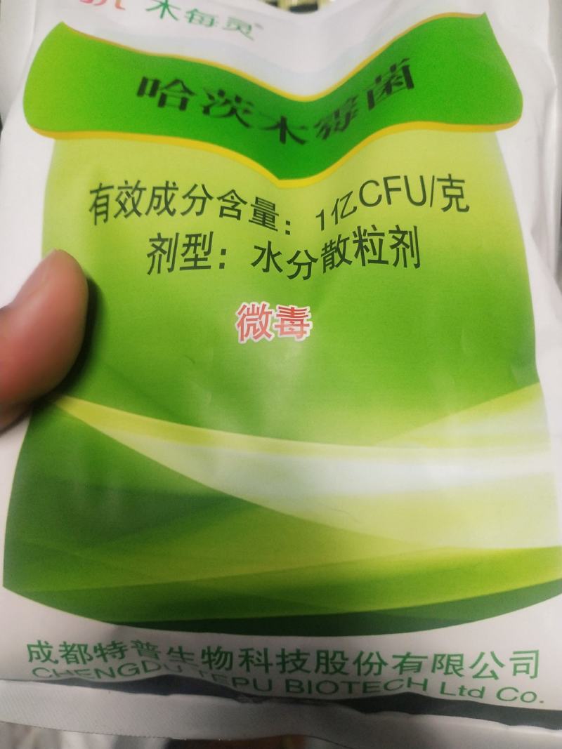 杀菌剂哈茨木霉菌灰霉病蔬菜瓜果大蒜韭菜大葱干尖黄叶