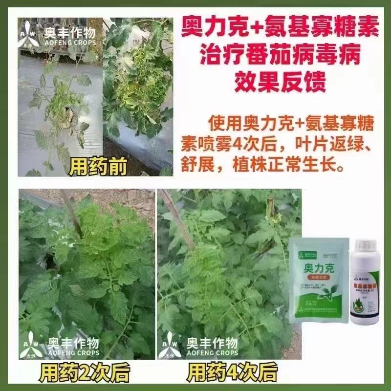 奥力士中微量元素水溶肥防治作物病毒病缩叶卷叶不长