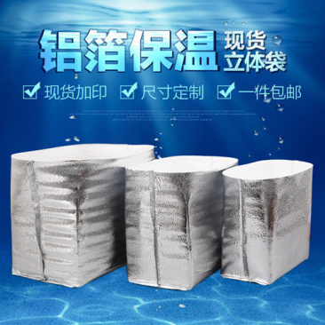 立体铝箔保温袋外卖打包一次性保温袋水果蛋糕海鲜保