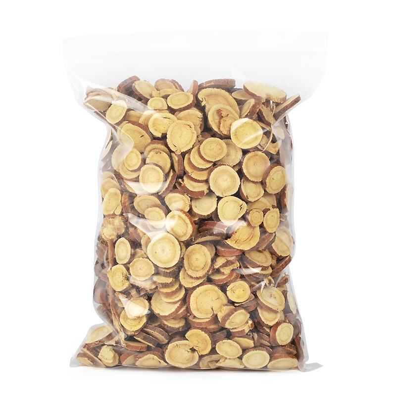 中药材生甘草片大片甘草片天然茶叶红皮圆片特级无硫