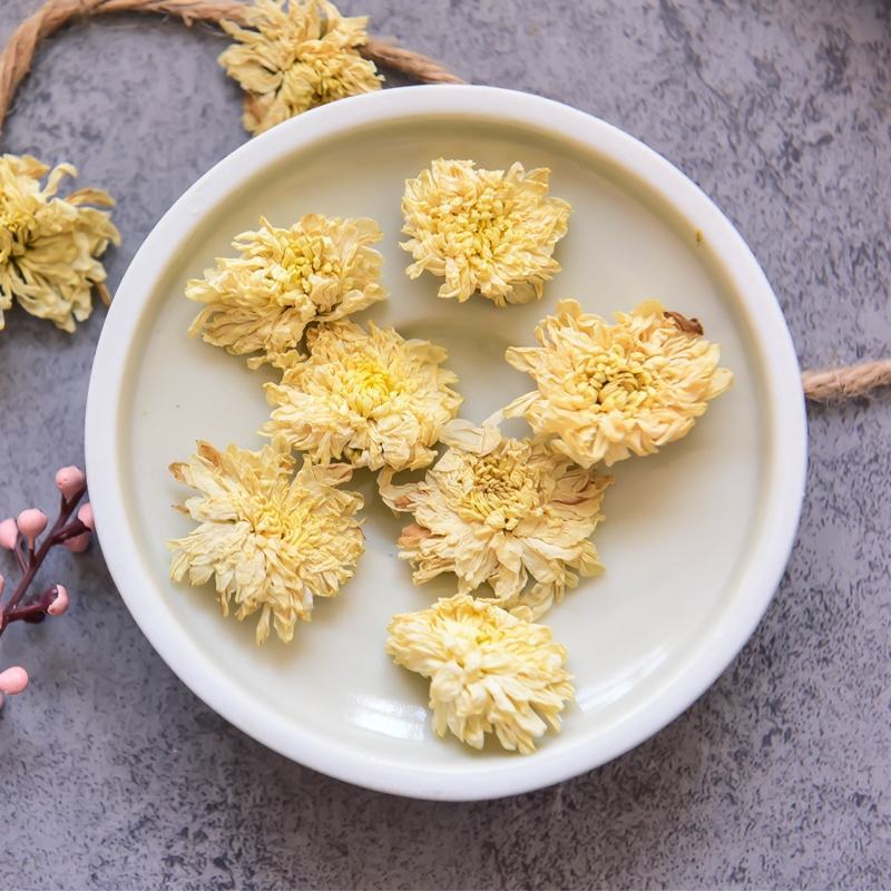 正宗黄山贡菊白菊花干另售特级野生桐乡胎菊黄山