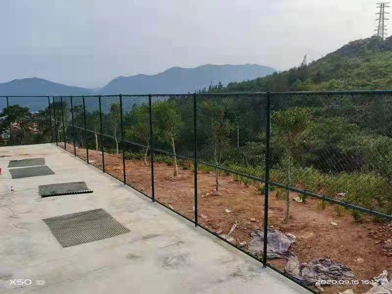 仓库围网球场防护圈地铁丝网工厂学校围栏网勾花网隔离网