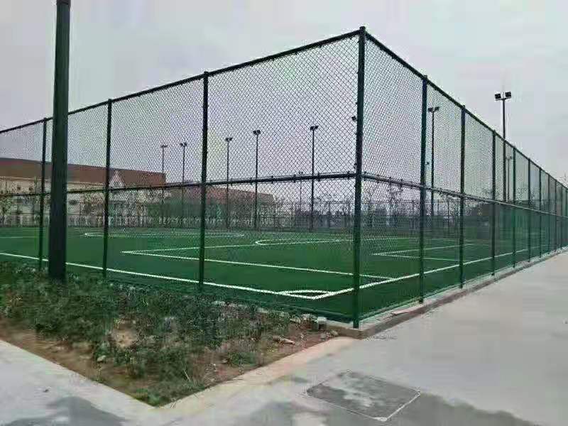仓库围网球场防护圈地铁丝网工厂学校围栏网勾花网隔离网
