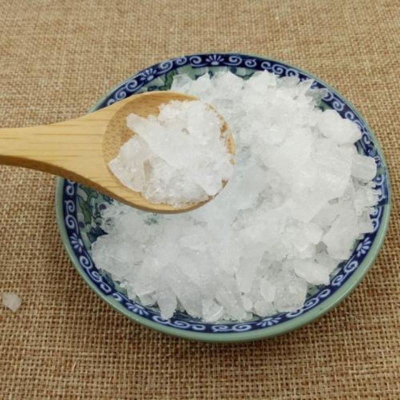 白矾明矾中药材白矾明矾块食用级泡脚去脚手汗净水