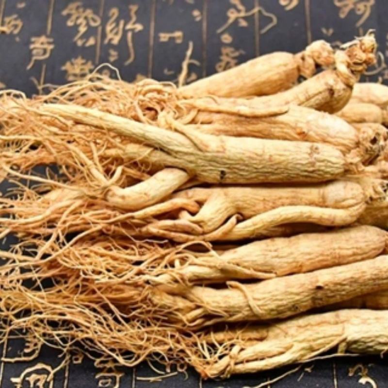 长白山人参八年人参白参生晒参野生人参干参东北园参泡酒煲汤