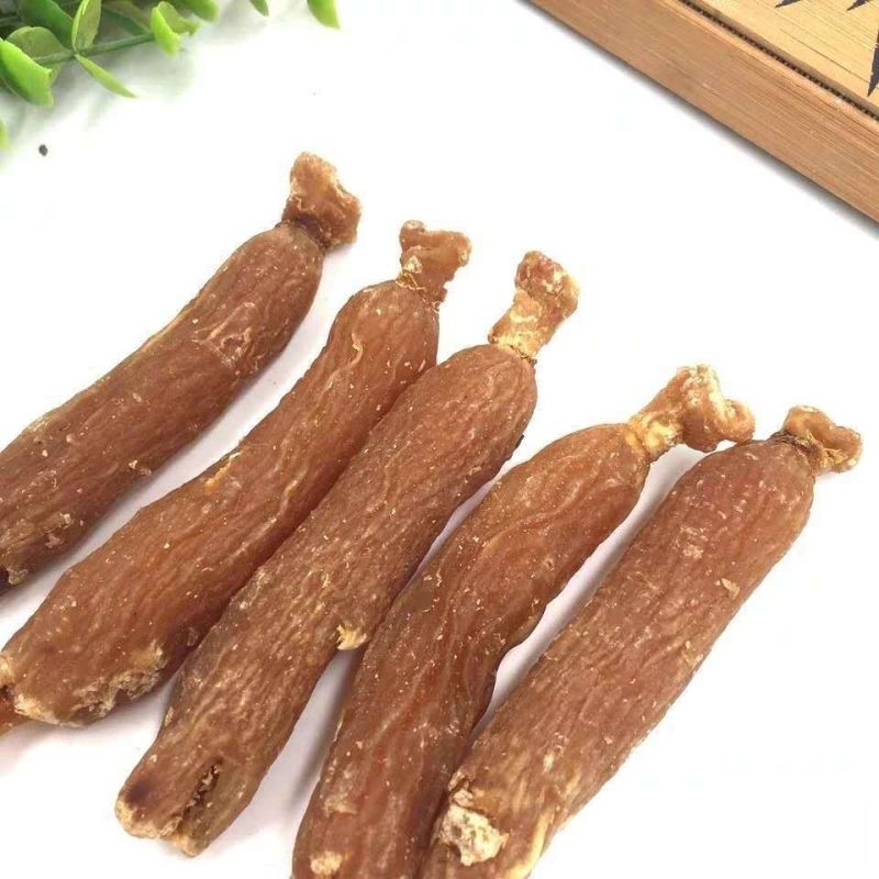 长白山野生红参个东北正宗吉林生晒人参大红参高丽参非无糖红