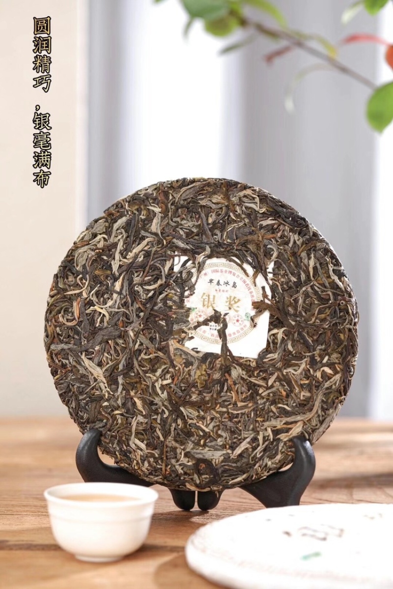 【特别推荐】普洱茶生茶银奖357克饼茶湖南口感甘甜特级