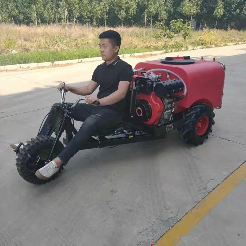 厂家供应乘坐式打药机喷雾器汽油柴油果园打药机车间消毒机