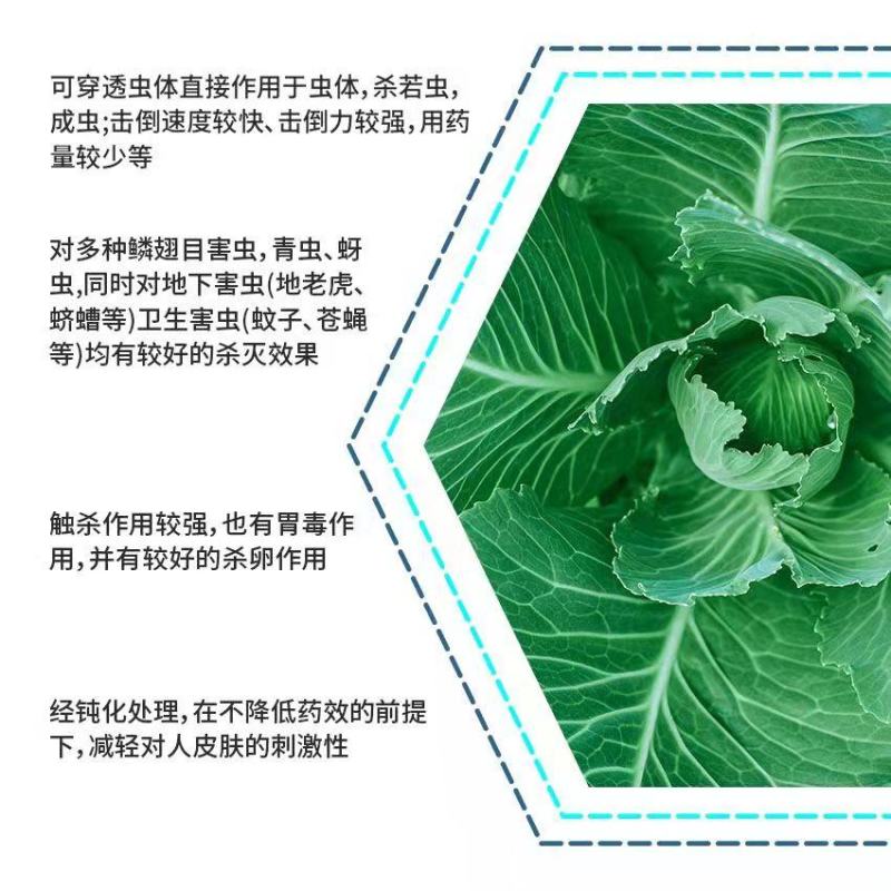 （厂家直销）高效氯氟氰菊酯功夫菊酯主要针对蚜虫菜青