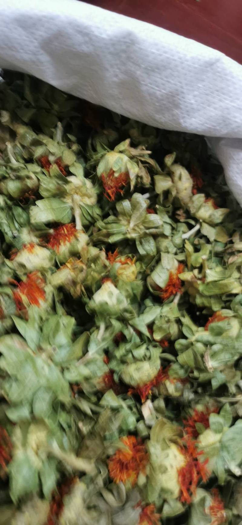 红花红花球今年新货红花头干货橙菠萝一手货源产地直发