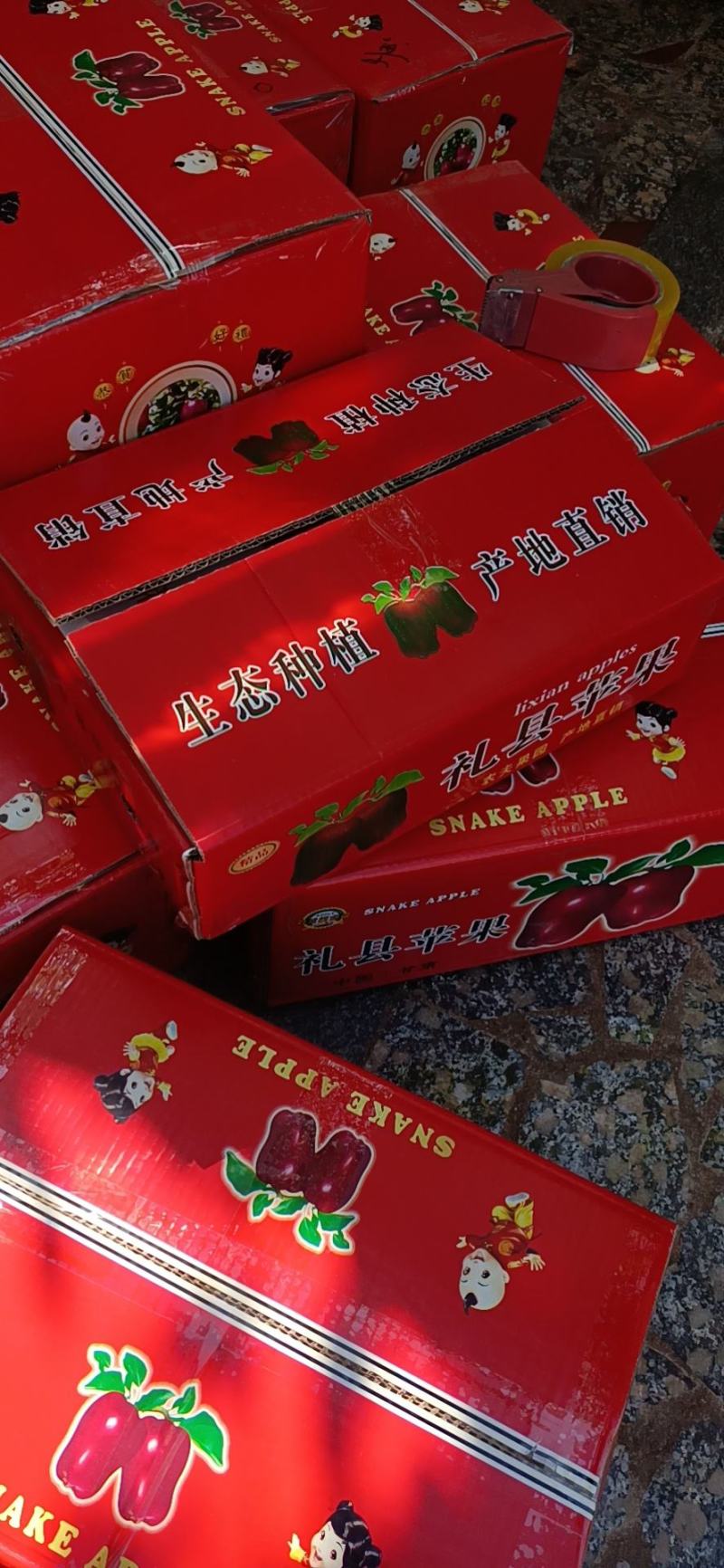 花牛下树，正是好吃的时候。老牌基地苹果味还是原苹果的味道