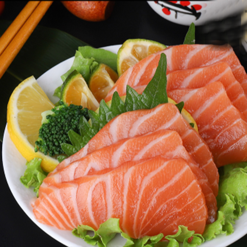 三文鱼刺身新鲜海鲜日式料理寿司生鱼片即食冷冻包邮