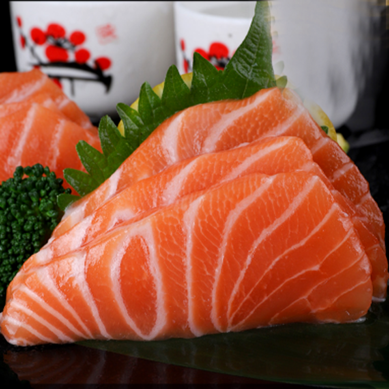 三文鱼刺身新鲜海鲜日式料理寿司生鱼片即食冷冻包邮