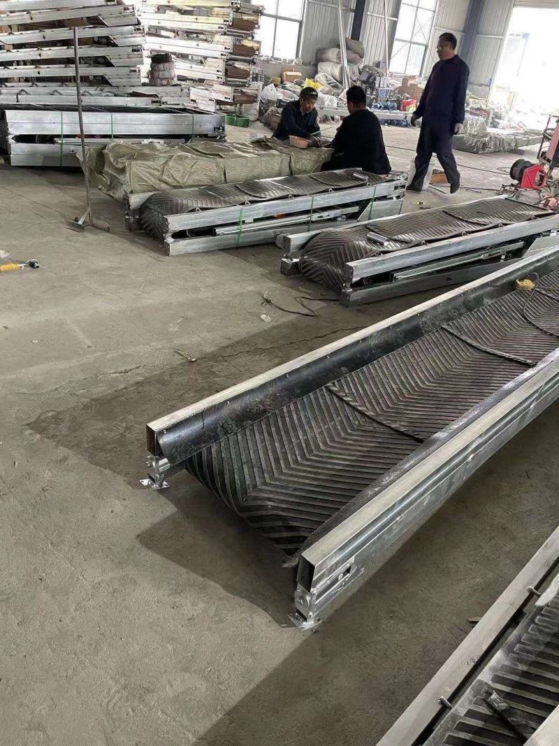 折叠升降式输送机小型传送带高低可调节移动跟车方便