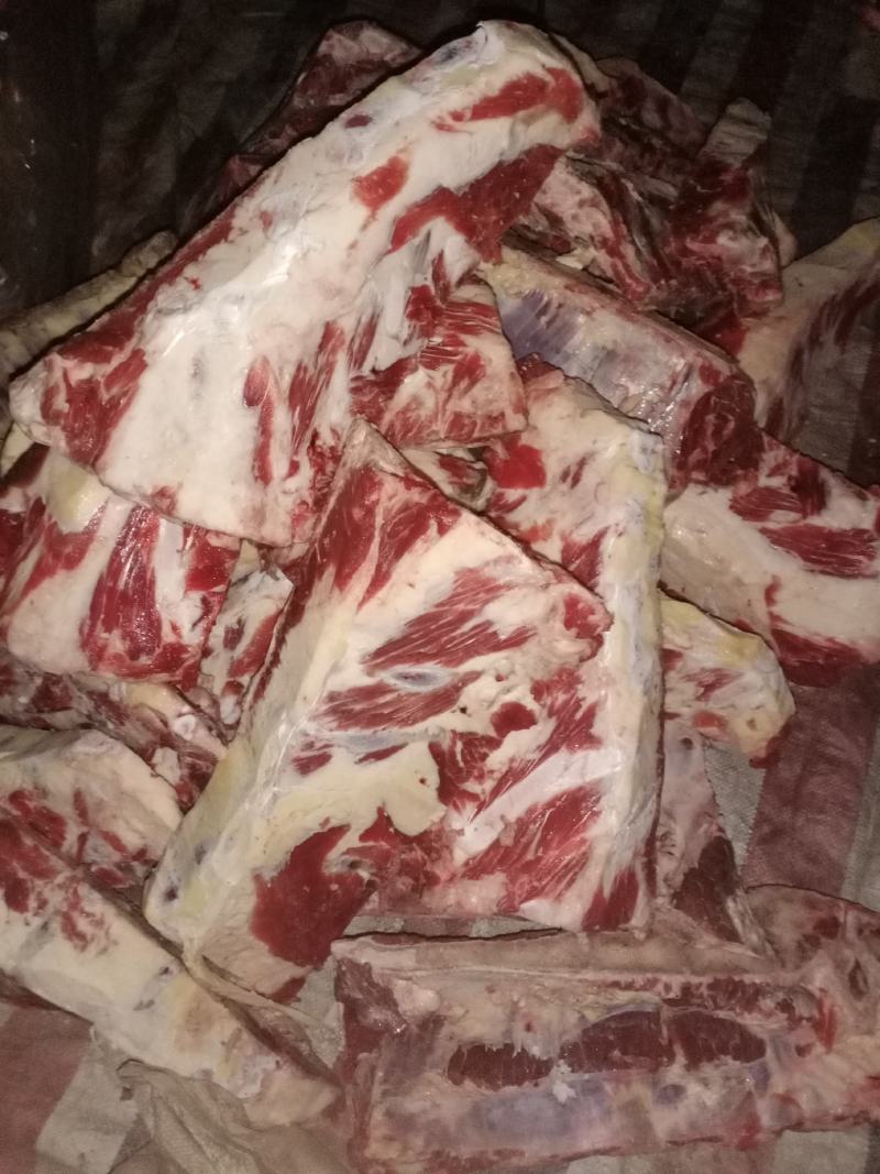新鲜牛胸骨胸骨切块肉多无水大量现货厂家直销