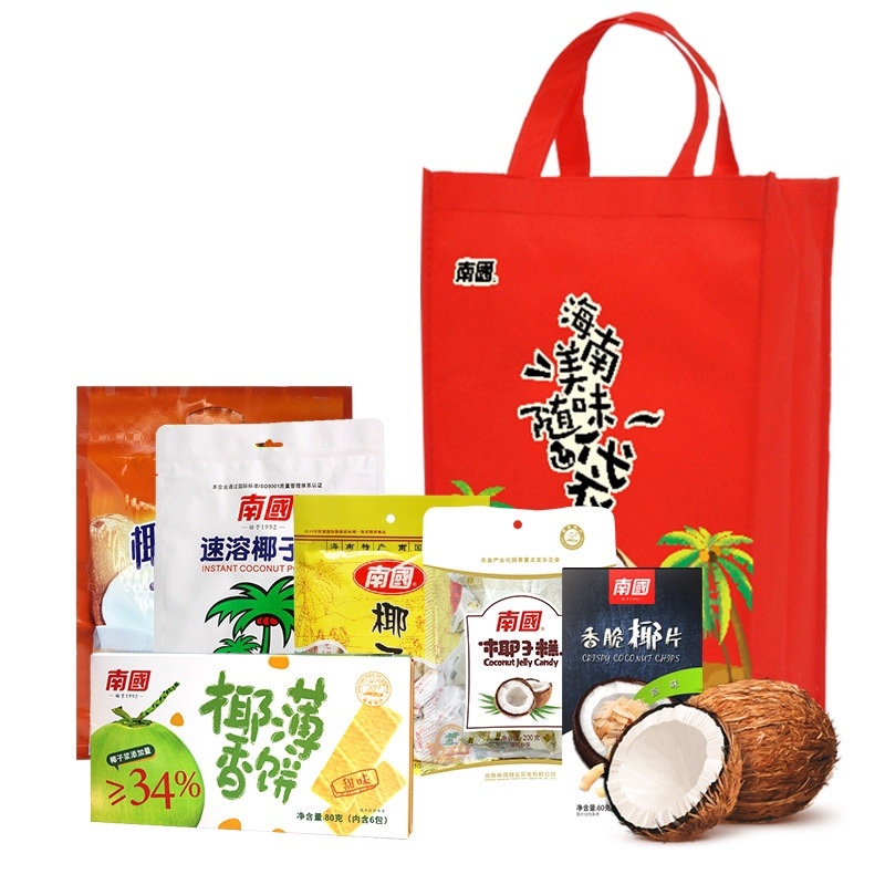 海南特产海南椰子品组合1440g礼袋送家人送朋友送领导