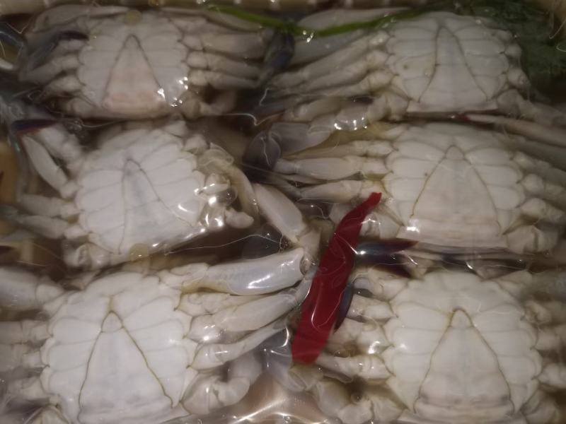 腌制东港当地尖蟹，保质保量，特别新鲜腌制，一袋500克，