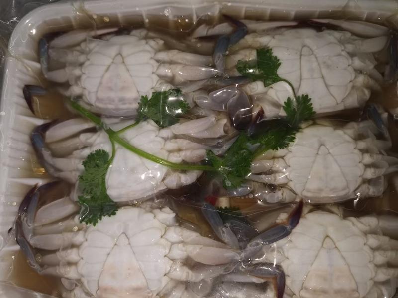 腌制东港当地尖蟹，保质保量，特别新鲜腌制，一袋500克，
