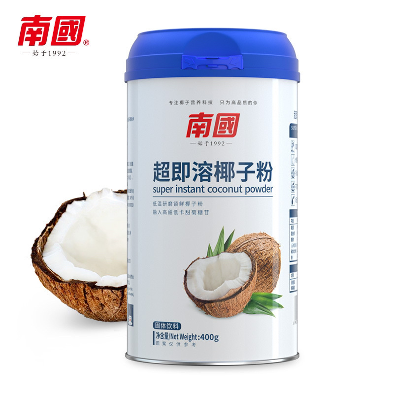 海南特产椰子粉400g罐装椰子早餐速溶粉超即融