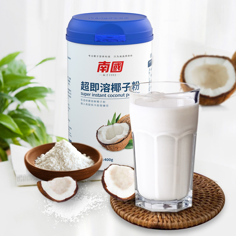 海南特产椰子粉400g罐装椰子早餐速溶粉超即融