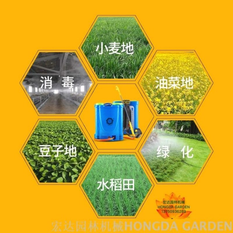 背负式智能电动喷雾器家用高压小型消毒喷农药充电式锂电池