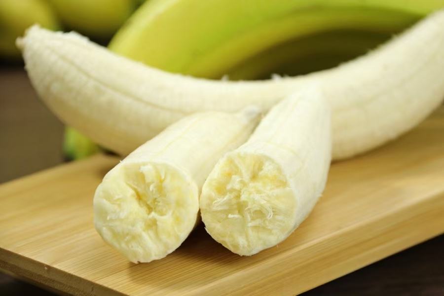 冷冻香蕉切块保存示意图