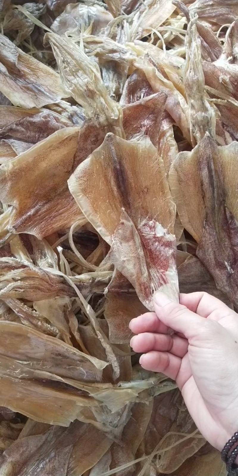 正宗北海船晒鱿鱼干一手货源，价格美丽