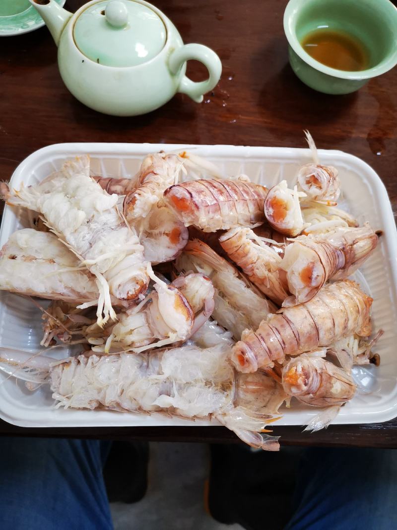 活煮带膏皮皮虾濑尿虾富贵虾虾琶子
