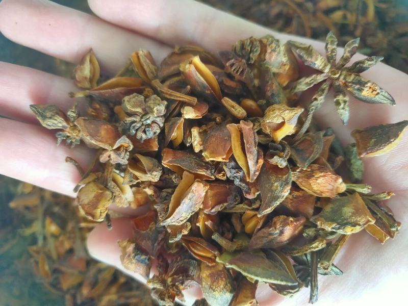 碎八角碎片大红八角，纯片八角片八角碎片八角梗