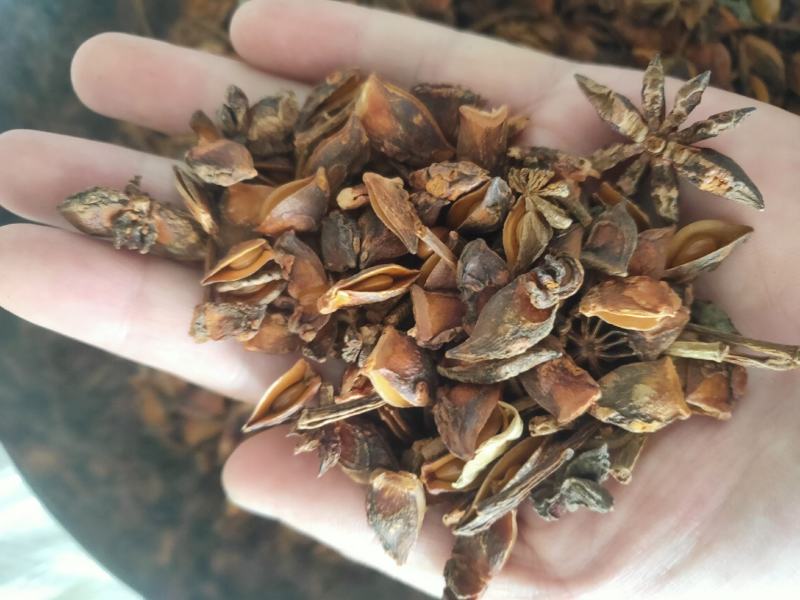 碎八角碎片大红八角，纯片八角片八角碎片八角梗