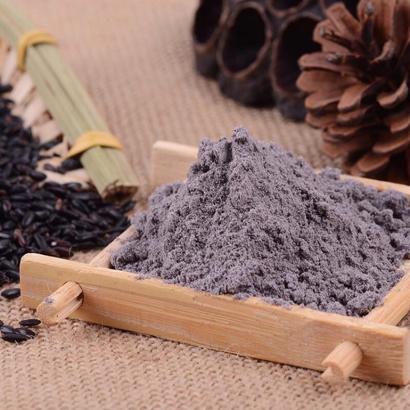【纯黑米粉（熟）】厂家直销.杂粮粉.营养品，量大优惠！