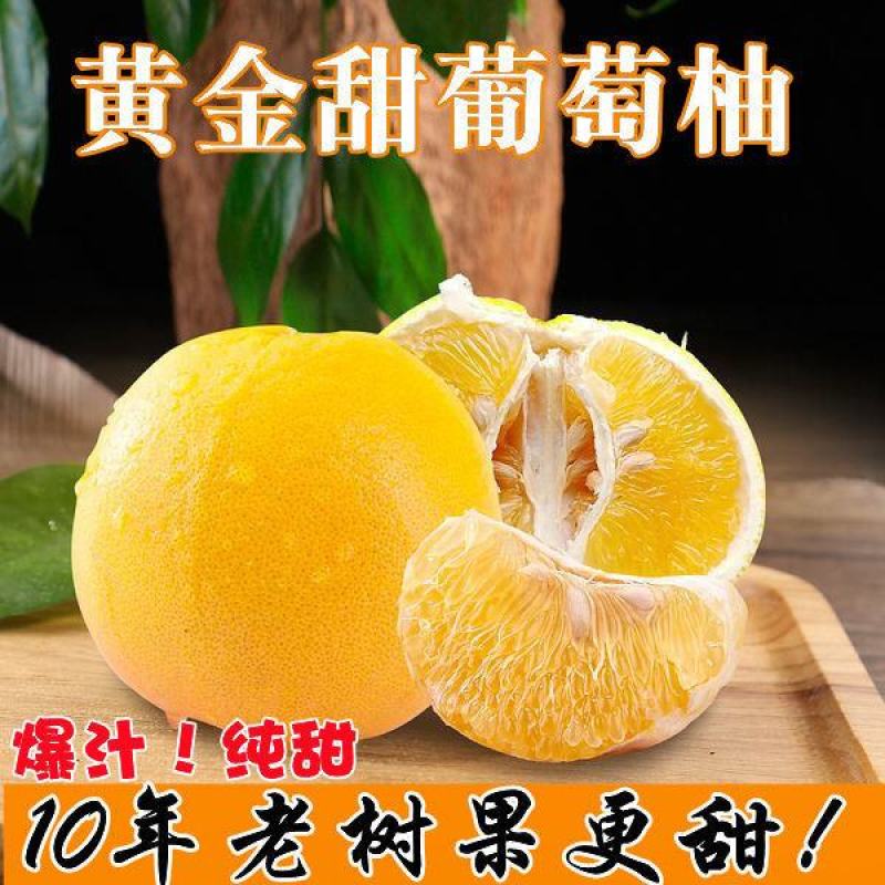 甜蜜蜜的黄金贡柚，湖南味道家乡的蜜橘香甜可口