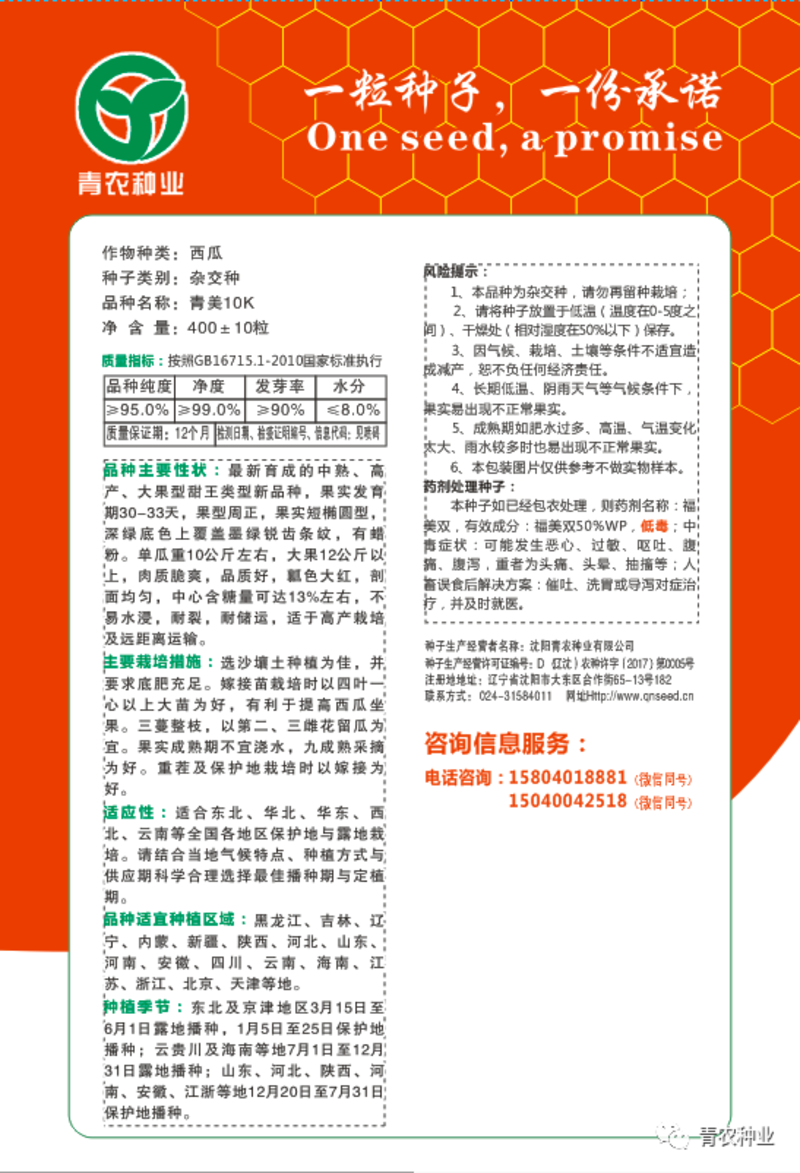 甜王青美10KF1大果型，大红瓤，密度高，抗病高产