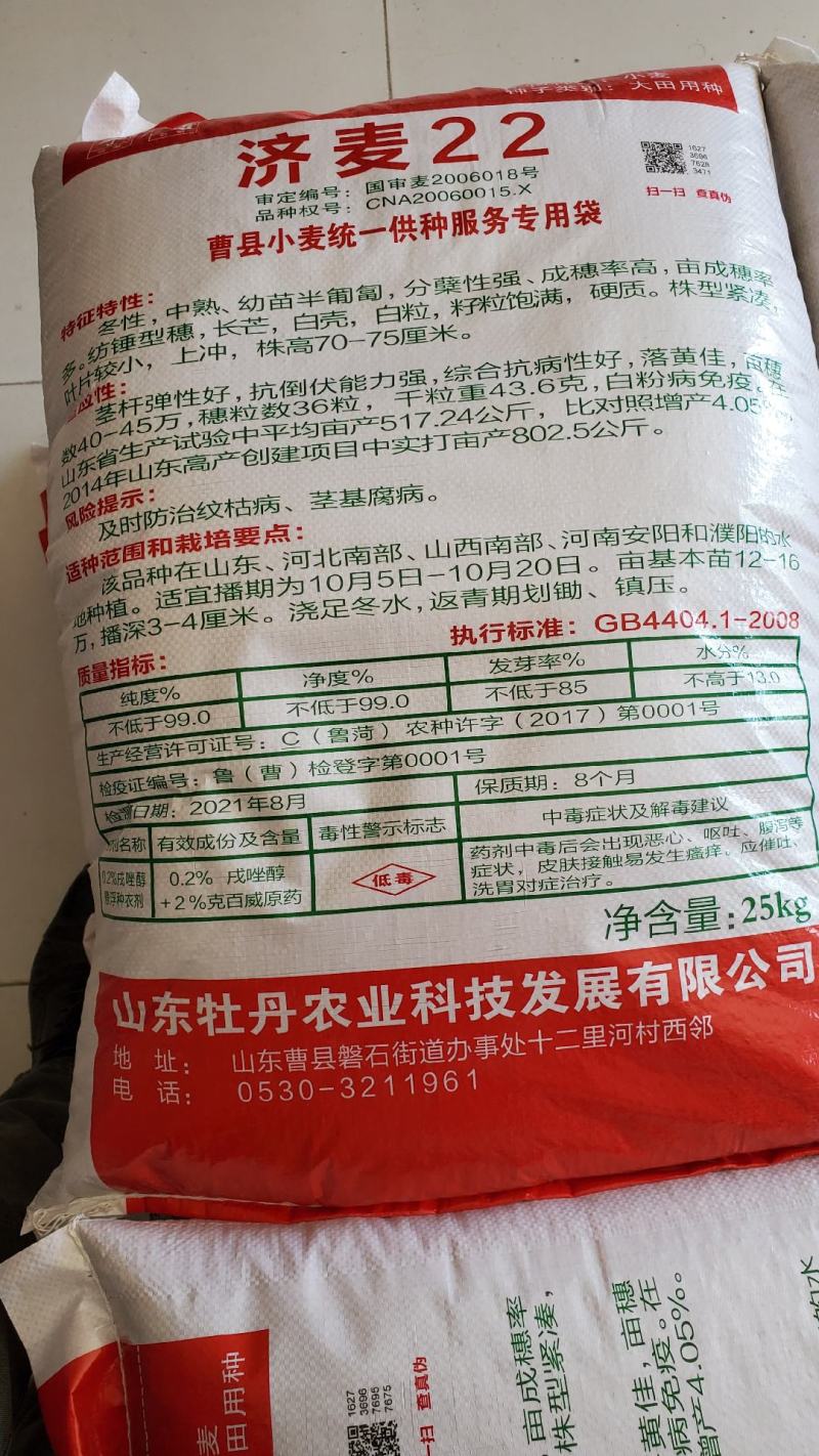 小麦，新到济麦22和鲁源502，质优价廉，欢迎种植大户选