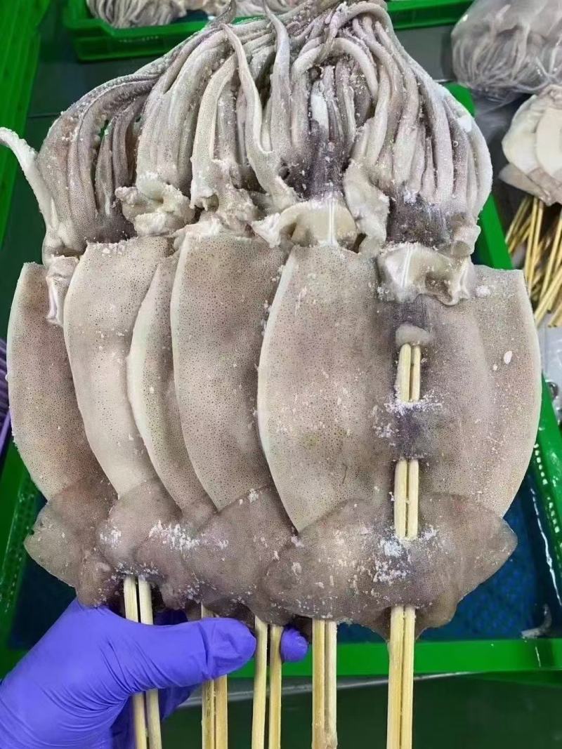 厂家直销各种规格鱿鱼串，可以定做规格，质量优加工工艺好