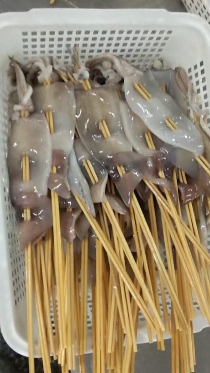 厂家直销各种规格鱿鱼串，可以定做规格，质量优加工工艺好
