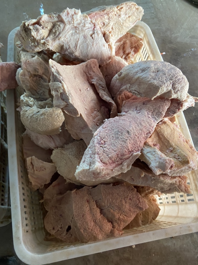 熟牛奶渣干净无油，可定做切丝切片熬汤必备产品