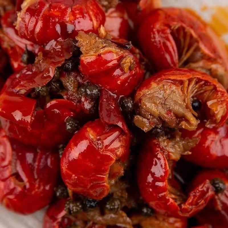 不包邮熟食小龙虾一盒750g即食麻辣和蒜蓉口味