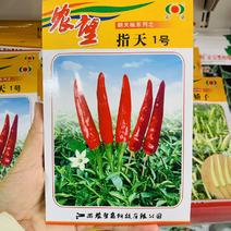 农望指天1号杂交一代单生朝天椒种子辣味强，干鲜两用辣椒