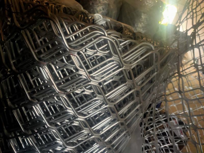 4毫米厚4厘米铝合金美格网阳台菱形防盗网铝防护网吊顶装饰