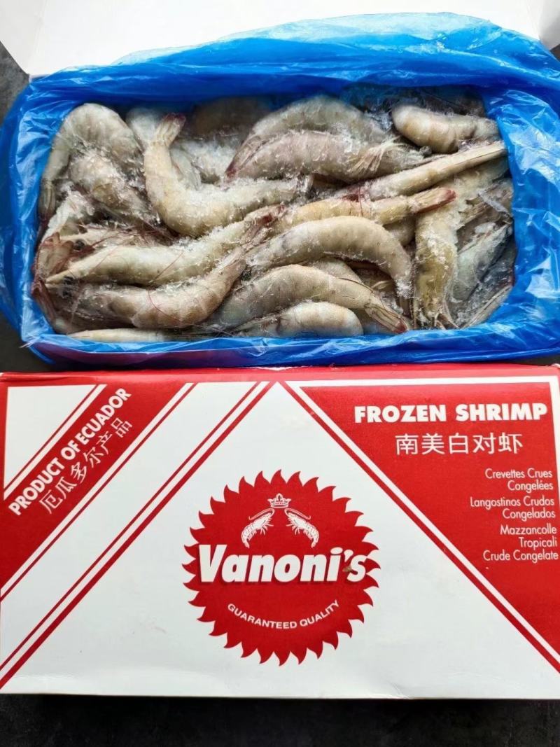 厄瓜多尔进口虾