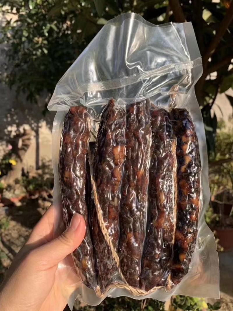 临安农家手工腊肠灌香肠原味腊肠酱肠批发猪肉肠客家肠
