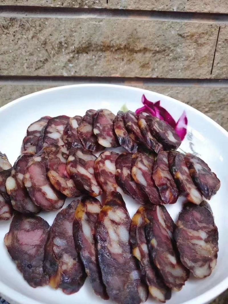 临安农家手工腊肠灌香肠原味腊肠酱肠批发猪肉肠客家肠