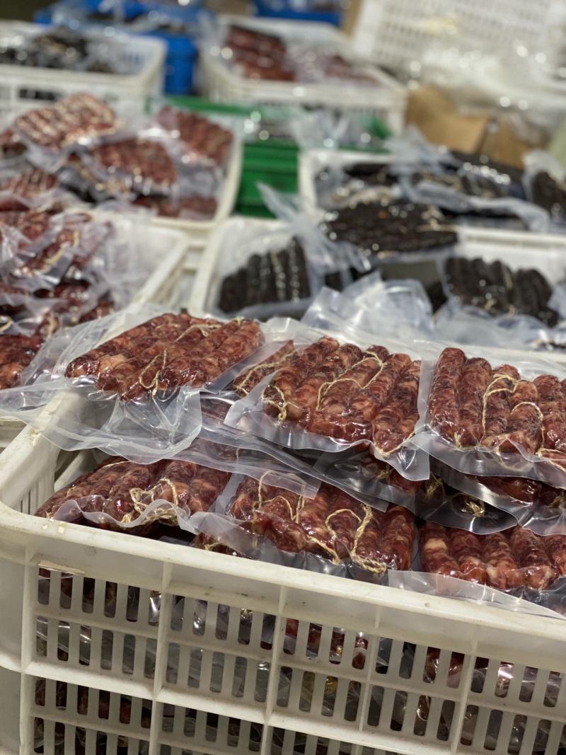 临安农家手工腊肠灌香肠原味腊肠酱肠批发猪肉肠客家肠