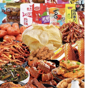网红零食大礼包薯条