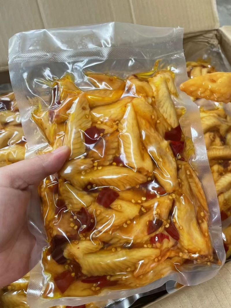 冷吃鸡翅，香辣鸡翅，开袋即食，真空包装，真空鸡翅