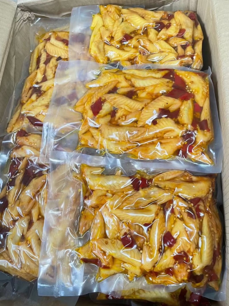 冷吃鸡翅，香辣鸡翅，开袋即食，真空包装，真空鸡翅